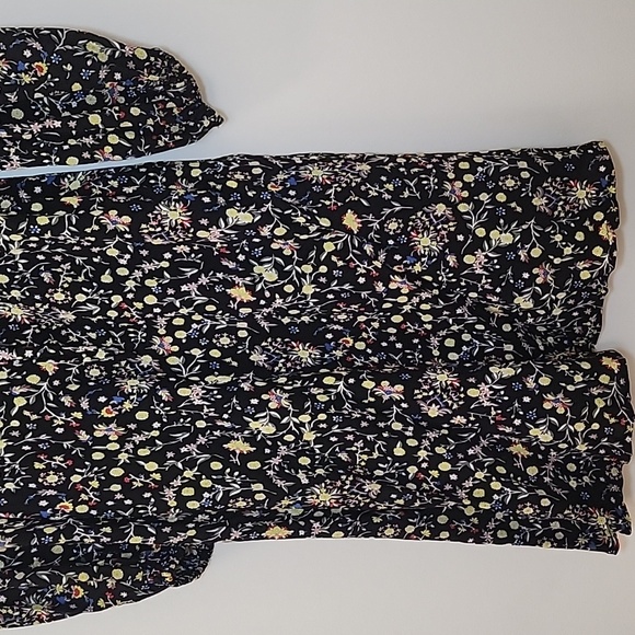 Boden Preppy Tie Neck Mini Shirt Dress Black Size 10 - Picture 7 of 16